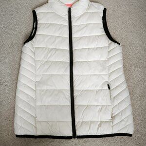 DKNY Women's Black and White Vest